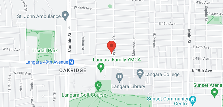 map of 209 2102 W 48TH AVENUE